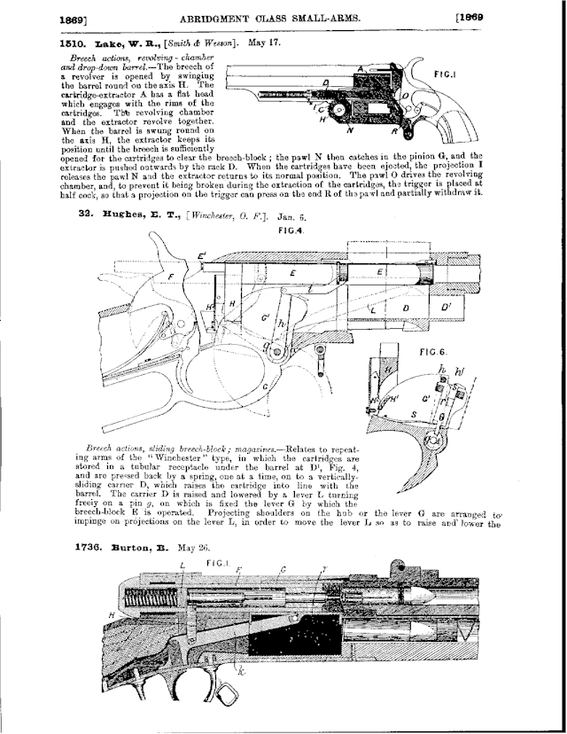 Sharps Slant Breach Patent
