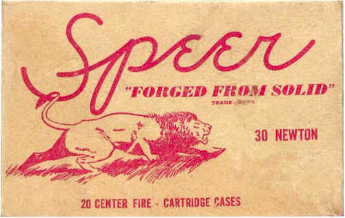 Speer .30 Newton box