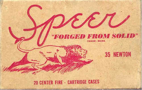 Speer .35 Newton box