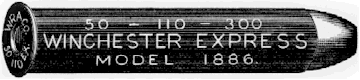 Winchester .50-110 Express cartridge